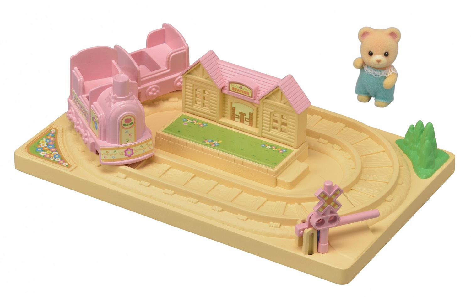 Sylvanian Families 5320 Trenino Choo-Choo - Set da Gioco con Piattaforma e Carrozze