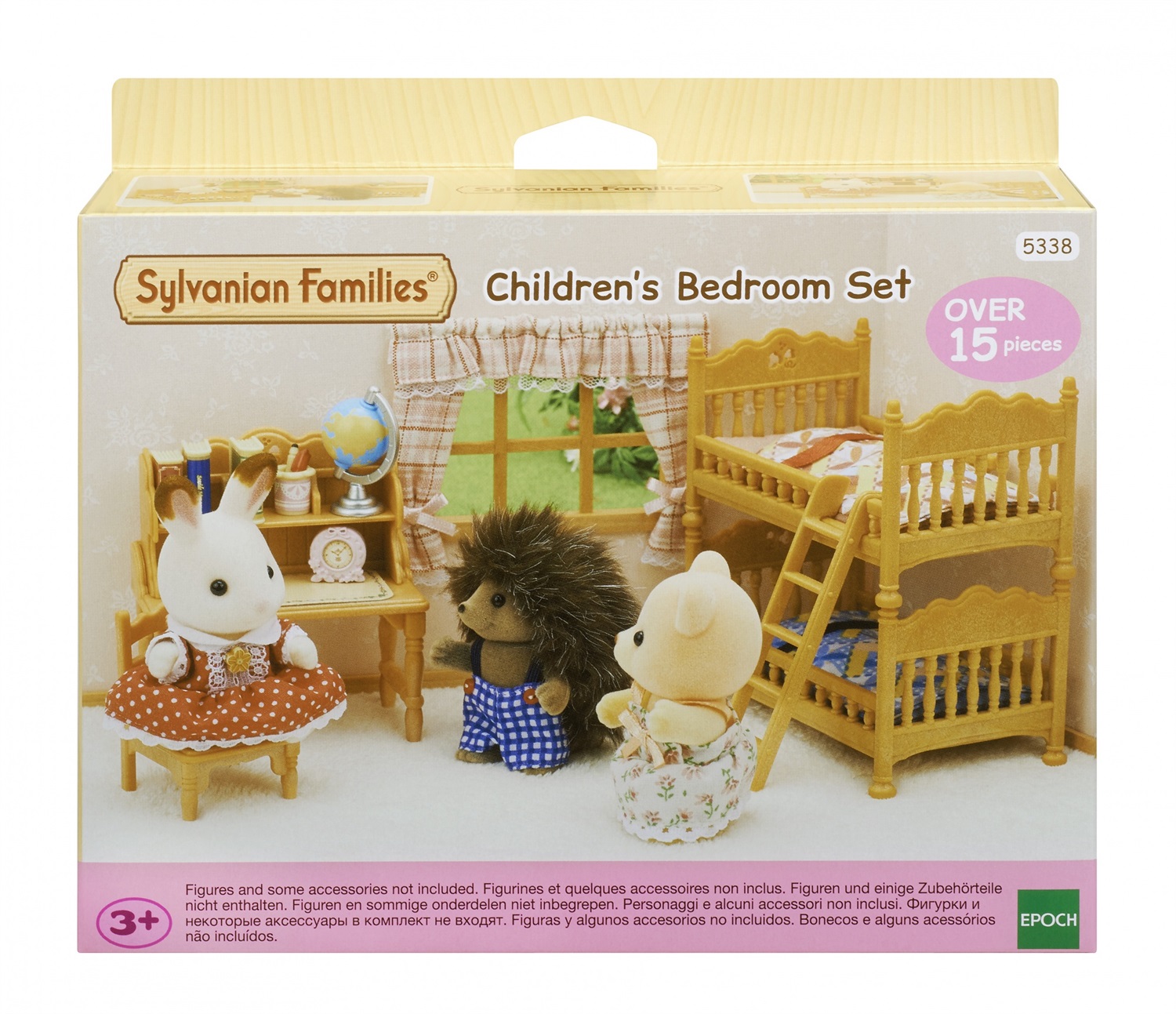 Sylvanian Families 5338 - Set Cameretta Bambini con Letti, Scrivania e Accessori Giocattolo