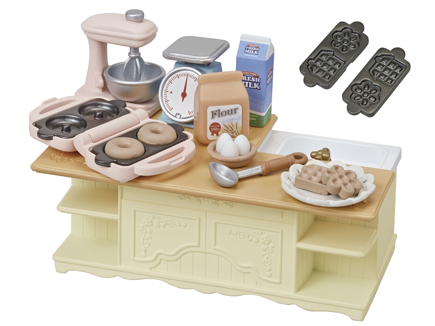 Sylvanian Families 5442 Mondo Cucina - Set Giocattolo con 15 Accessori da Cucina, Sviluppa Abilità Motorie