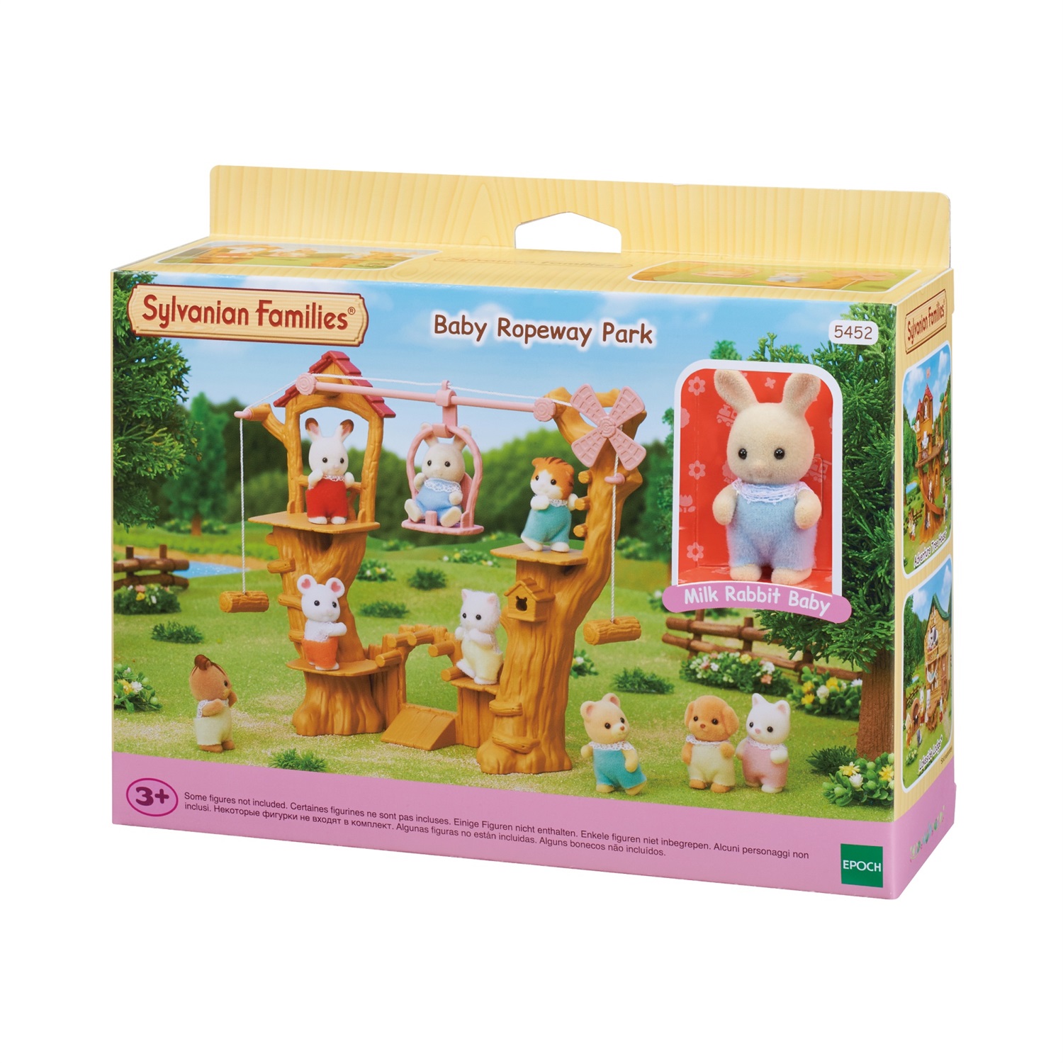 Sylvanian Families Funivia per Bambini con Personaggio Milk Rabbit Baby - Gioco Interattivo per Sviluppare Abilità Motorie