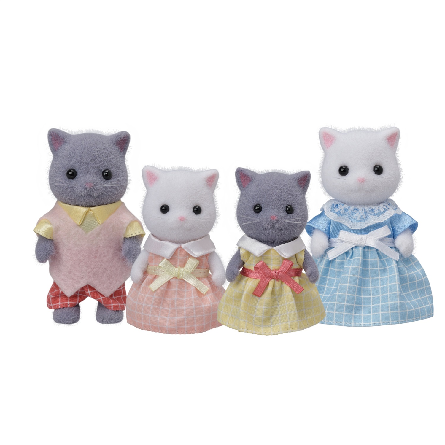 Sylvanian Families 5455 - Famiglia Gatto Persiano con Mamma, Papà, Figlio e Figlia