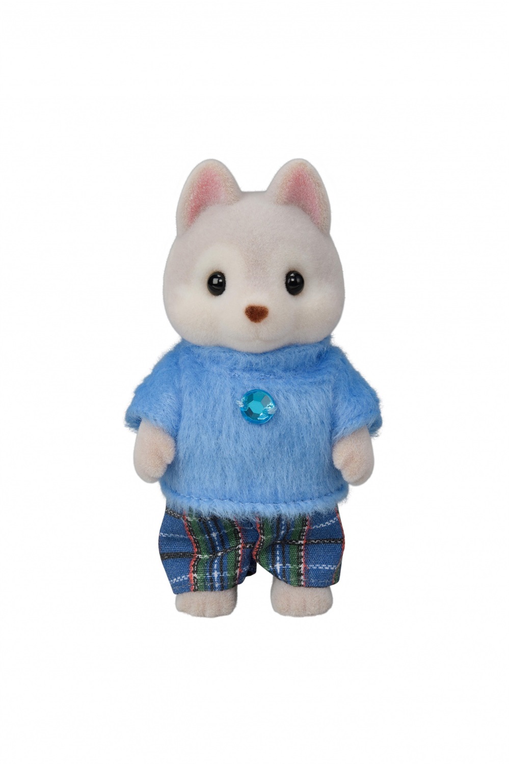 Sylvanian Families 5636 - Famiglia Husky con 5 personaggi e slitta, gioco di ruolo per bambini
