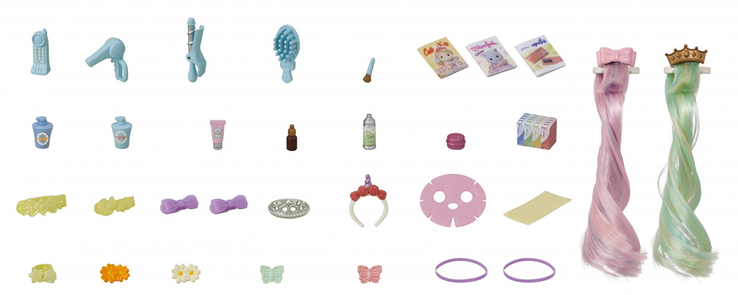 Sylvanian Families Il Parrucchiere dei Pony - Set Salone a Due Piani con Sally e Accessori per Acconciature