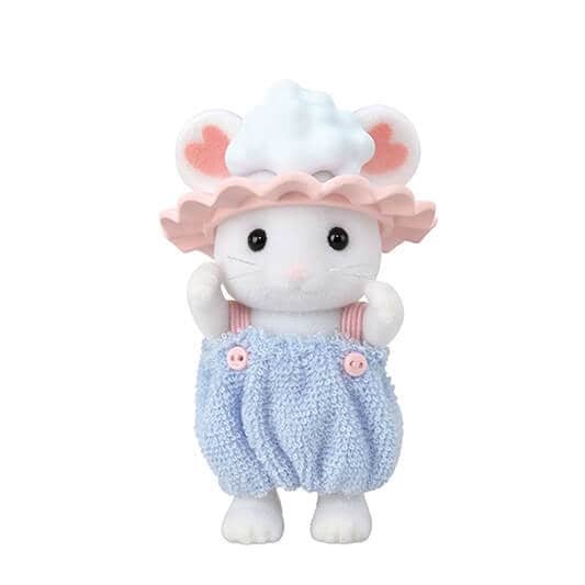 Sylvanian Families 5805 Ora del Bagno Fratelli Topino Marshmallow - Set da Bagno con Personaggi e Accessori