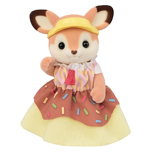 Sylvanian Families 5808 Carretto delle Ciambelle con 1 Statuetta e 30 Accessori - Giocattolo per Bambini 3 Anni e