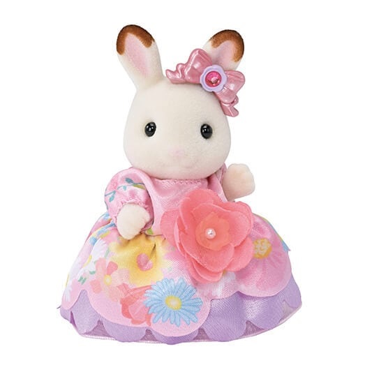 EPOCH Sylvanian Families 5809 Set Principesse in Fiore - 4 Personaggi con Abiti e Accessori