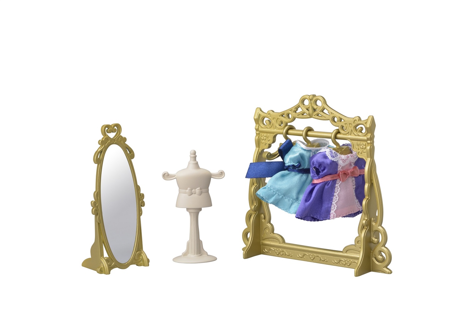 Sylvanian Families 6013 Boutique Fashion Set - Multicolore con Spogliatoio, Appendini, Vestiti e Manichino