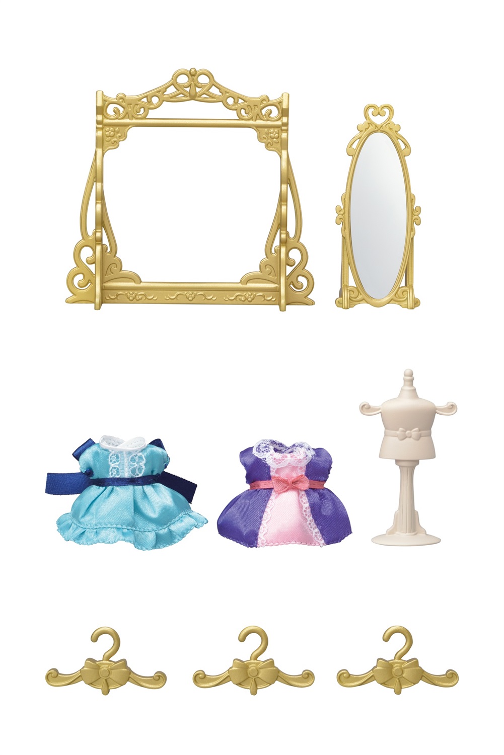 Sylvanian Families 6013 Boutique Fashion Set - Multicolore con Spogliatoio, Appendini, Vestiti e Manichino