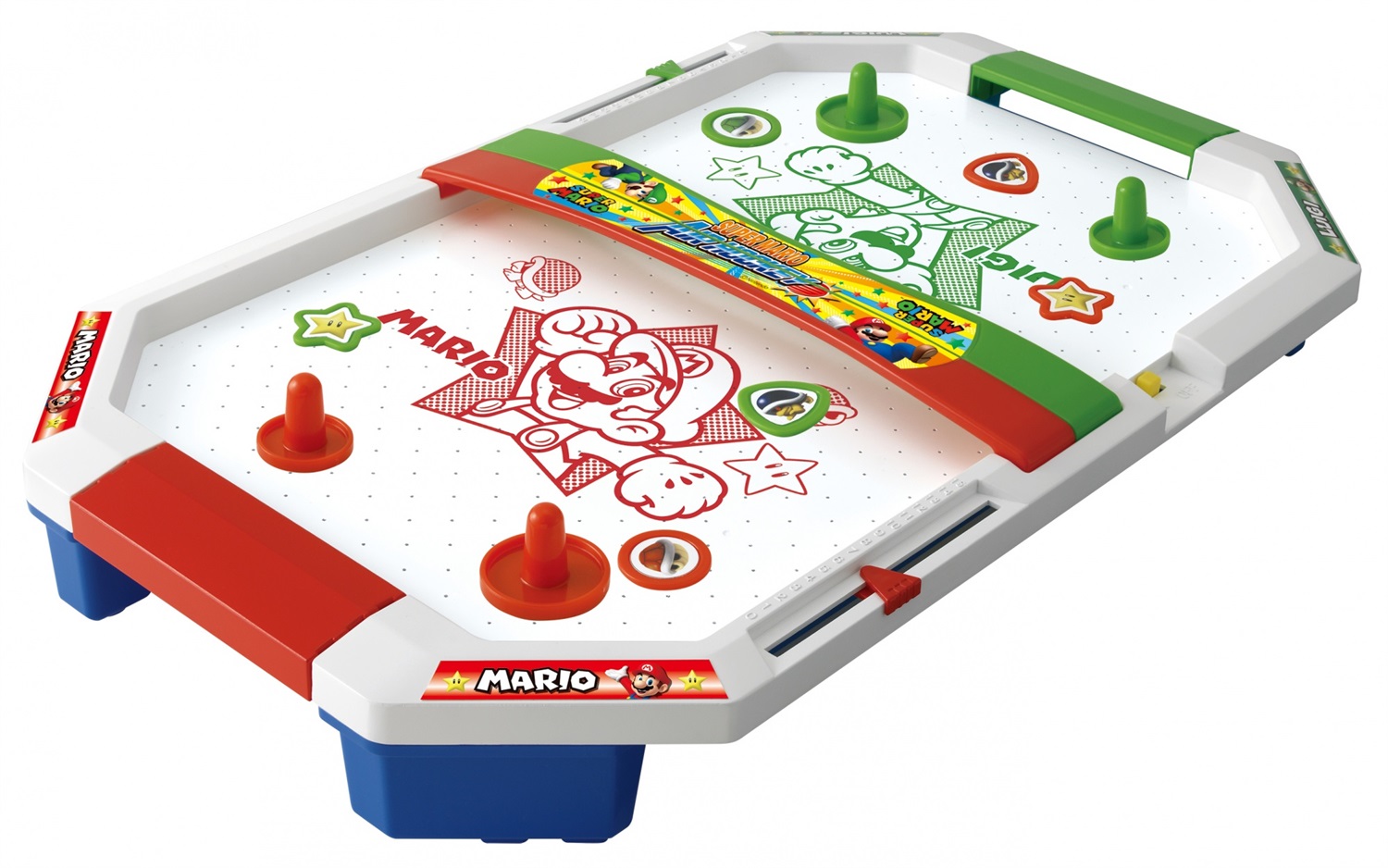 EPOCH Games Super Mario Air Hockey - Gioco da Tavolo per 1-4 Giocatori, Età 4