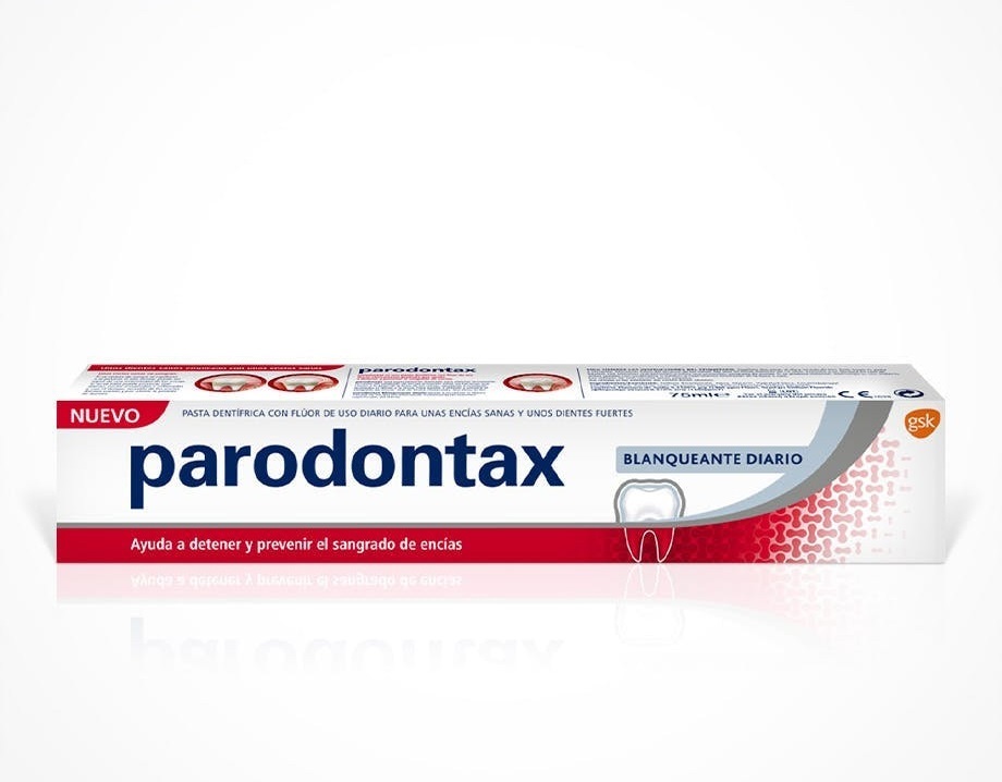 Parodontax Dentifricio Whitening Sbiancante 75 ml - Rimuove Macchie, Gengive Sane e Denti Forti, Uso Quotidiano