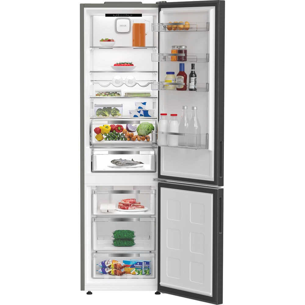 Hotpoint Ariston Frigorifero Combinato HPK 25403 XBR6E, Capacità 355 L, No Frost, Classe Energetica C, Colore Nero