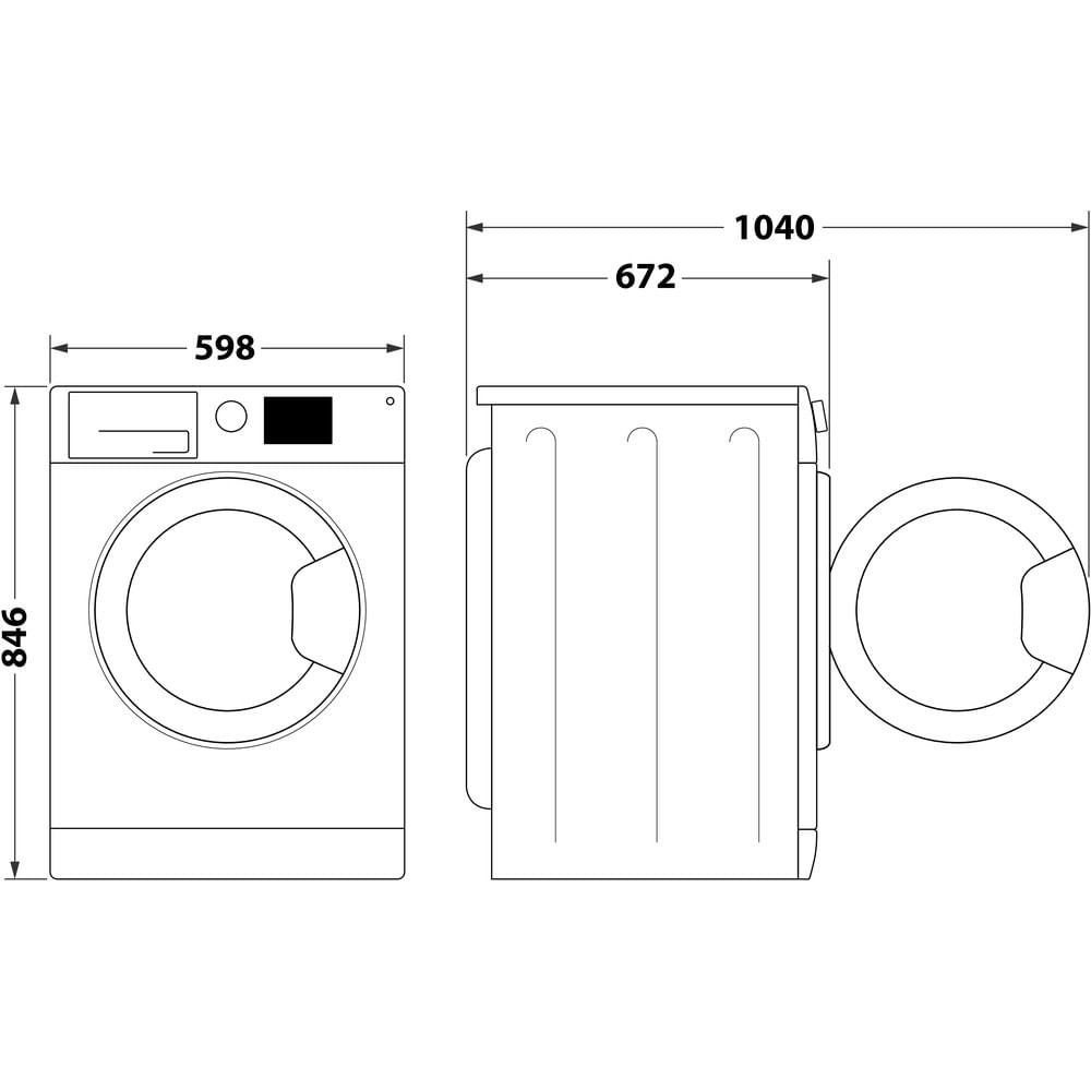 Hotpoint Ariston Asciugatrice a Pompa di Calore 9 kg HPT 96D BS IT Délica - Classe A, Wi-Fi, 15 Programmi, Libera Installazione