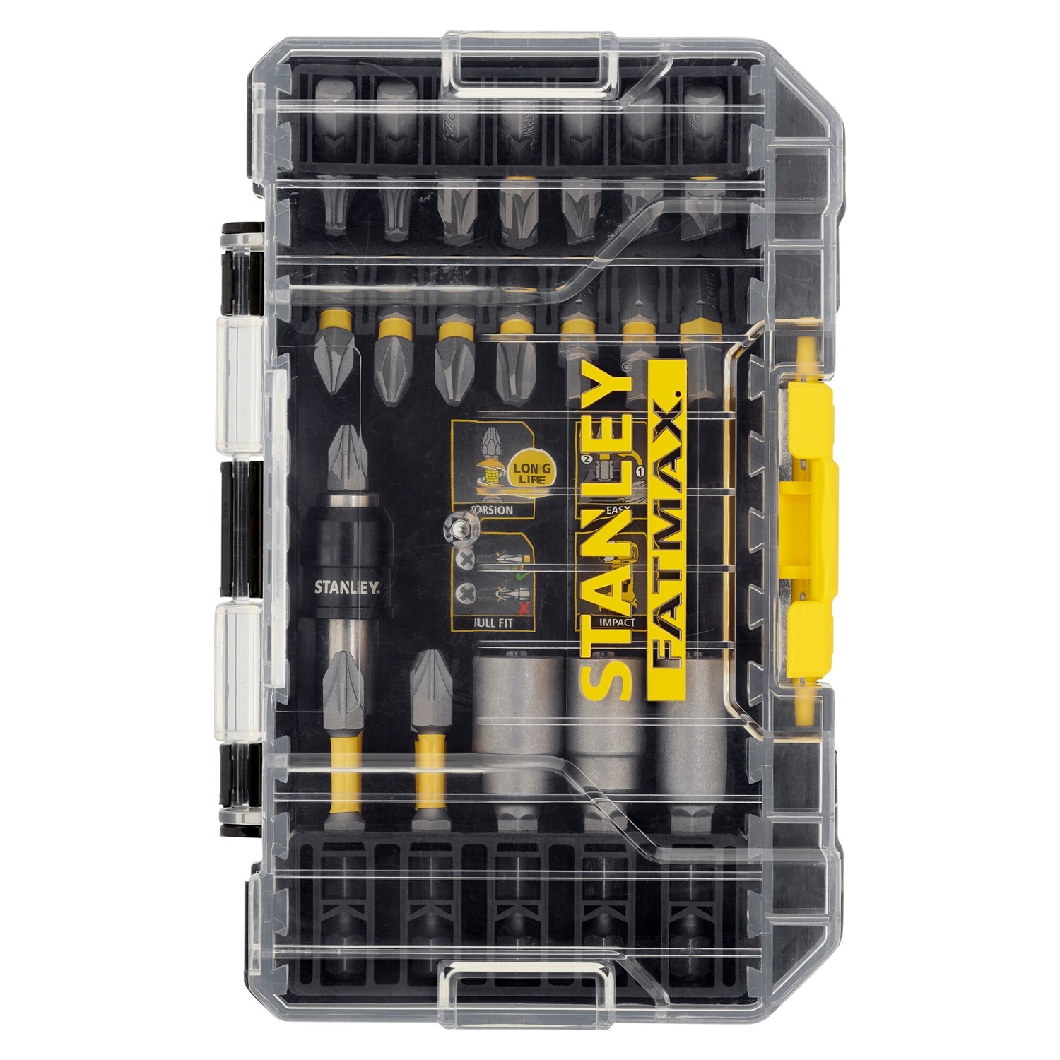 Stanley FatMax STA88557-XJ Set di 32 Punte Torsion per Cacciavite - Forgiato e Rettificato, Compatibile con Pro Stack e T Stak