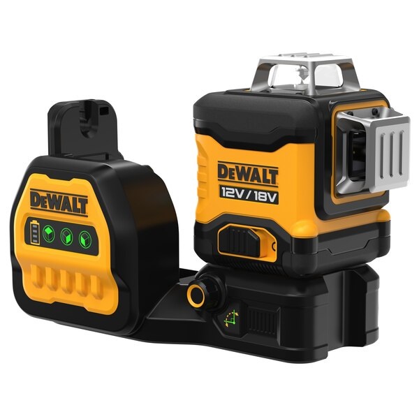 DeWALT DCE089NG18-XJ Laser Multilinea Verde 3 x 360° Autolivellante - Compatibile con Batterie XR 12V/18V