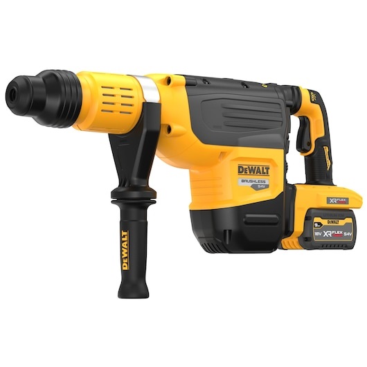 DeWALT Martello Demoperforatore SDS-MAX 54V XR Flexvolt 9.0Ah con 2 Batterie e Caricabatterie