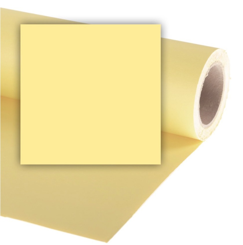 Colorama LL CO145 Fondale in Carta 2.72x11m Lemon - Alta Qualità per Studio Fotografico