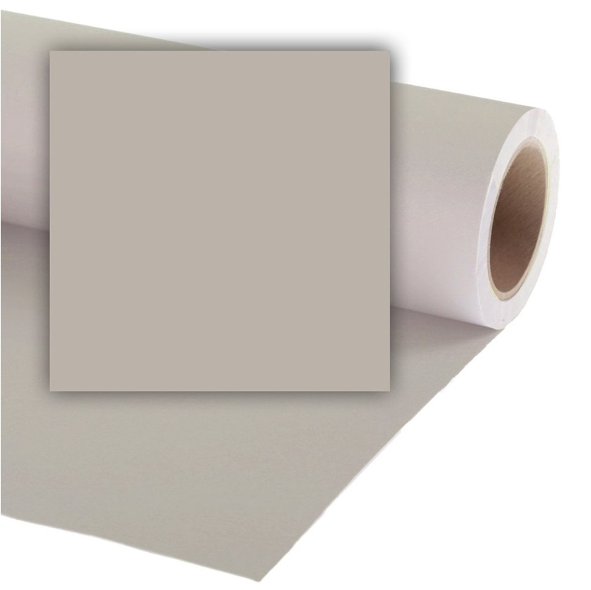 Colorama Fondale in Carta 2,72 x 11 m Grigio Acciaio per Studio Fotografico