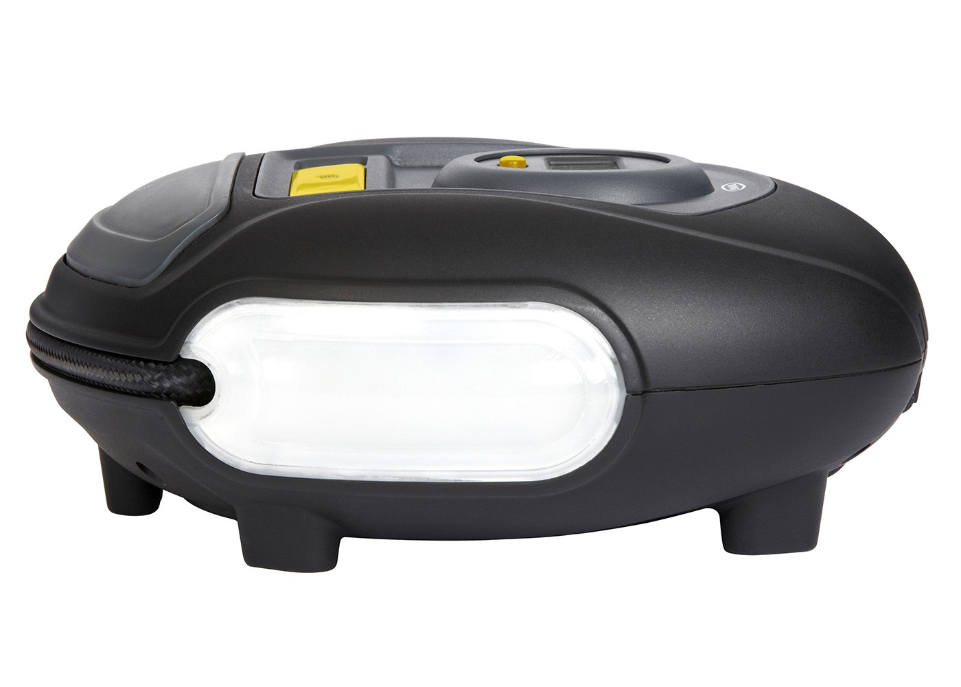 Ring Compressore Digitale 12V - Gonfia Pneumatici in 3,5 Minuti con Display Digitale e Tubo Flessibile