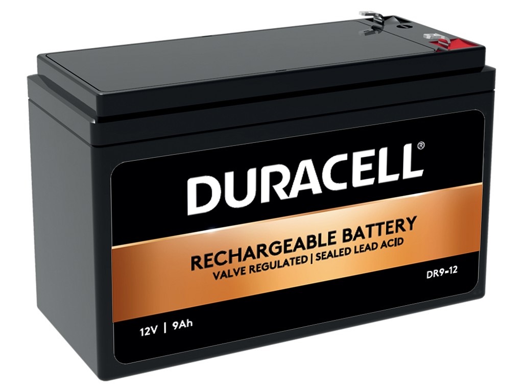Duracell DR9-12 Batteria UPS Acido Piombo VRLA 12V 9Ah - Dimensioni 18,1x7,7x16,76 cm