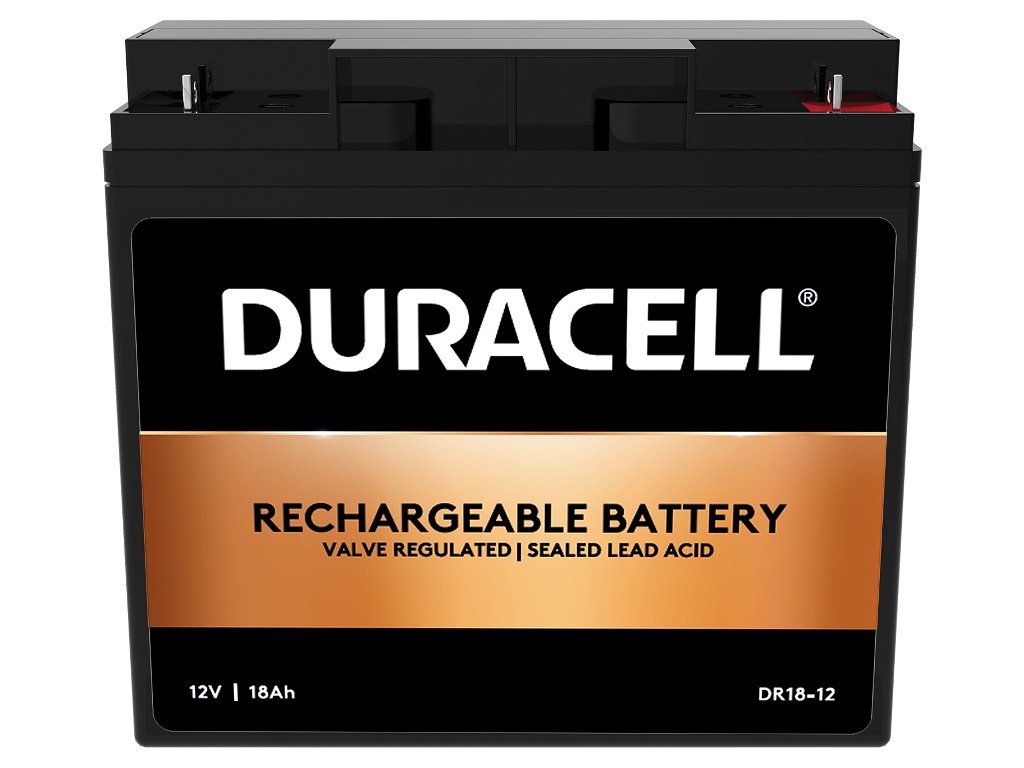 Duracell DR18-12 Batteria UPS Acido Piombo VRLA 12V 18Ah - Dimensioni 18,1x7,7x16,76 cm