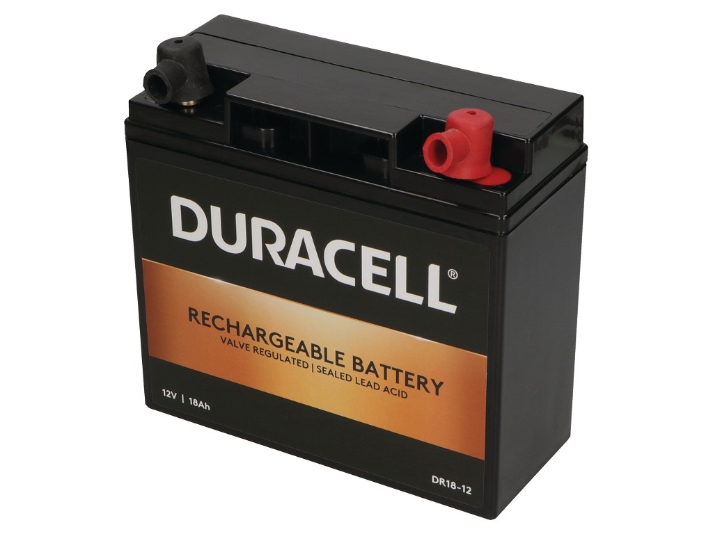 Duracell DR18-12 Batteria UPS Acido Piombo VRLA 12V 18Ah - Dimensioni 18,1x7,7x16,76 cm