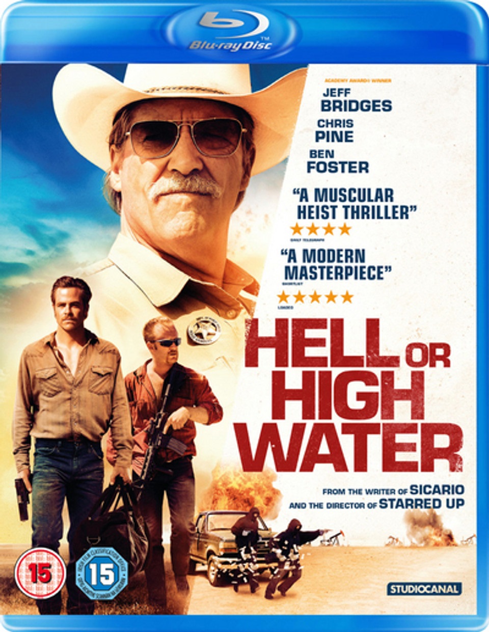 Studiocanal Hell or High Water (Blu-ray) - 2016, con Chris Pine, Ben Foster, Katy Mixon e Jeff Bridges, Region Free