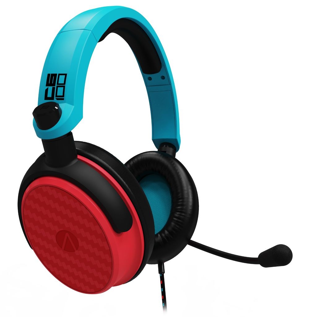 Stealth Cuffie da Gioco C6-100 - Compatibili con Nintendo Switch, PS5, PS4, XBOX e PC, Rosso Blu
