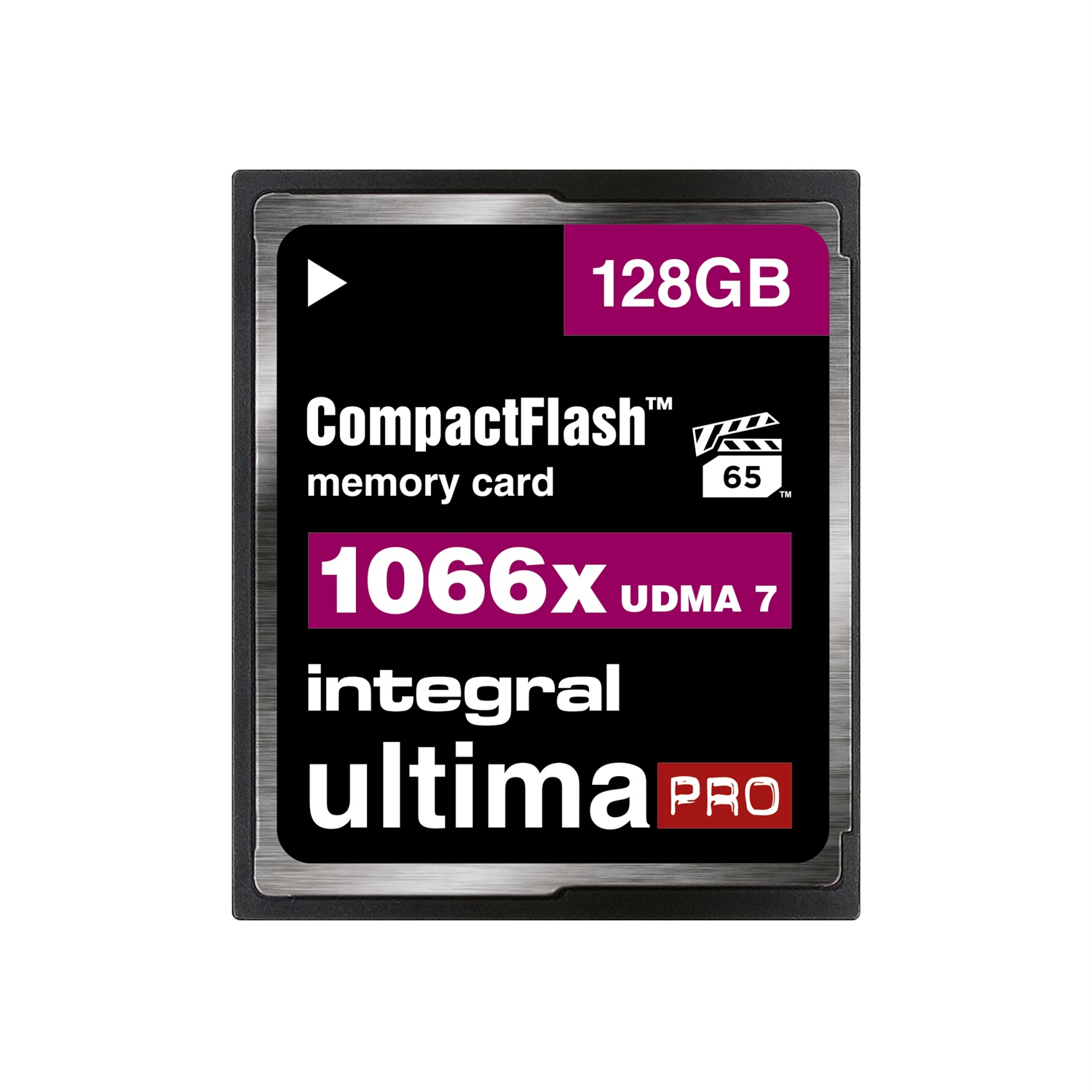 Integral Scheda Flash CompactFlash 128GB UDMA-7 1066X VPG-65 fino a 160 MB/s in Lettura e 135 MB/s in Scrittura