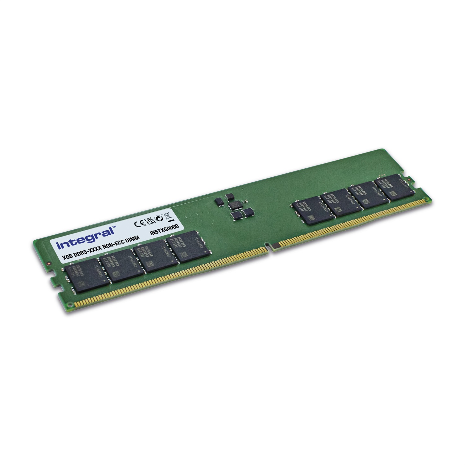 Integral Memoria RAM DDR5 32GB 4800MHz UNBUFFERED NON-ECC 1.1V 288-pin DIMM