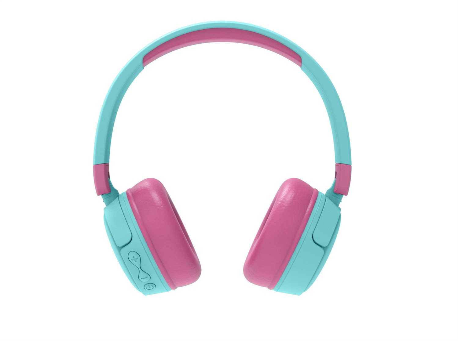 OTL Technologies LOL979 Cuffie Senza Fili per Bambini Bluetooth V5.1 con Microfono, Batteria da 500 mAh, Volume Sicuro, Rosa e Blu