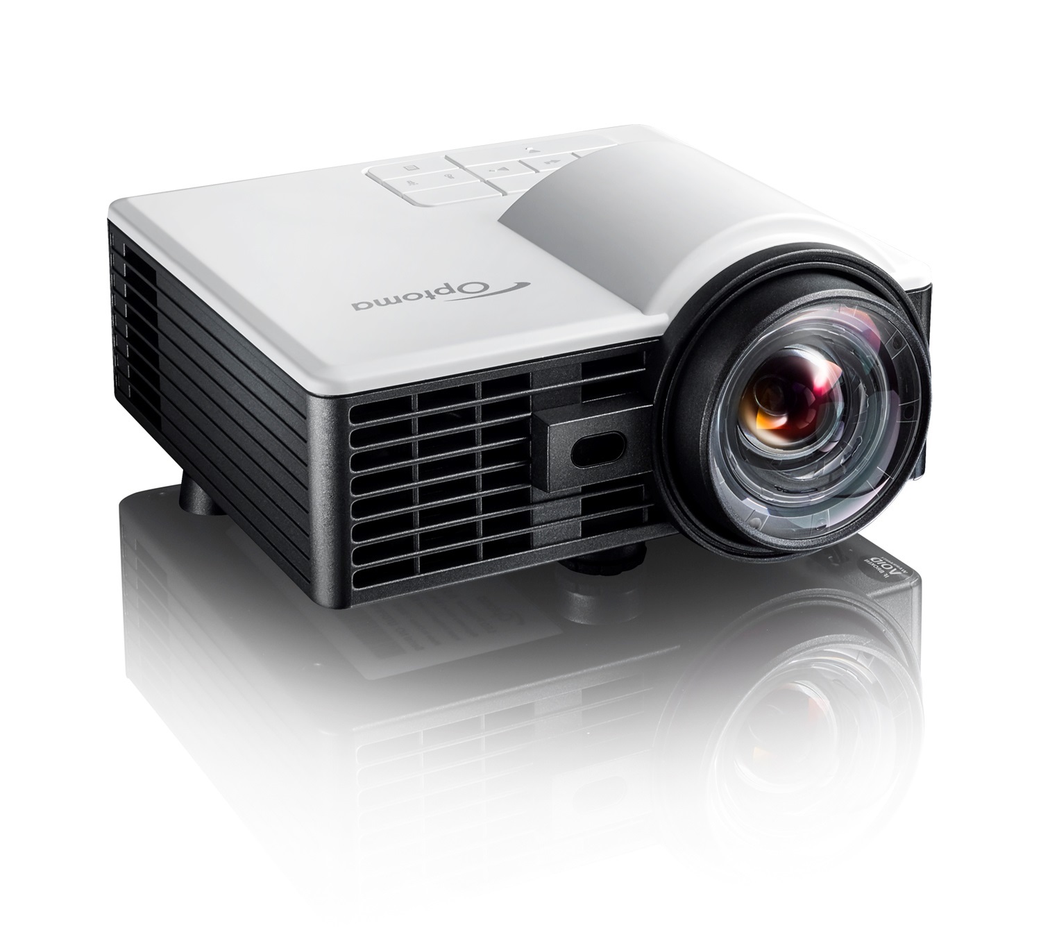 Optoma ML1050ST Videoproiettore DLP a Corto Raggio 1000 ANSI Lumen WXGA (1280x800) Compatibilità 3D Ultra Compatto con Durata Lampada di 20000 Ore