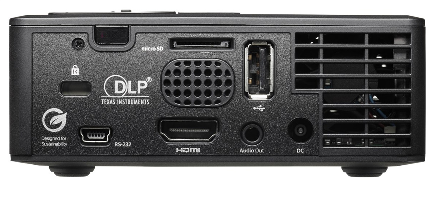 Optoma ML750i Proiettore LED Portatile 450 ANSI Lumen, Risoluzione WXGA, Compatibile 3D, con Memoria Integrata e Lettore Multimediale