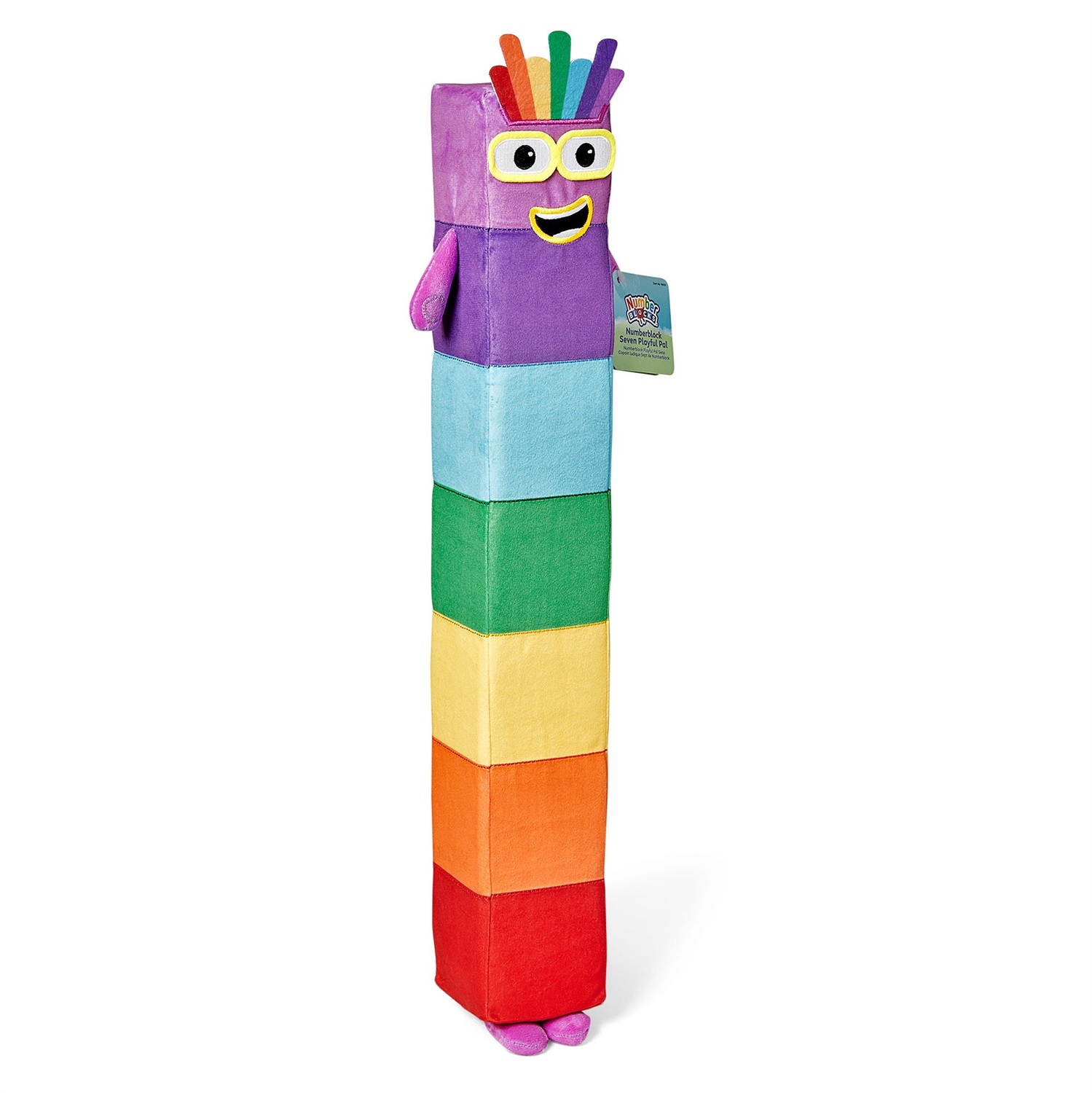 Learning Resources Numberblock Sette - Peluche Morbido Educativo per Bambini dai 18 Mesi