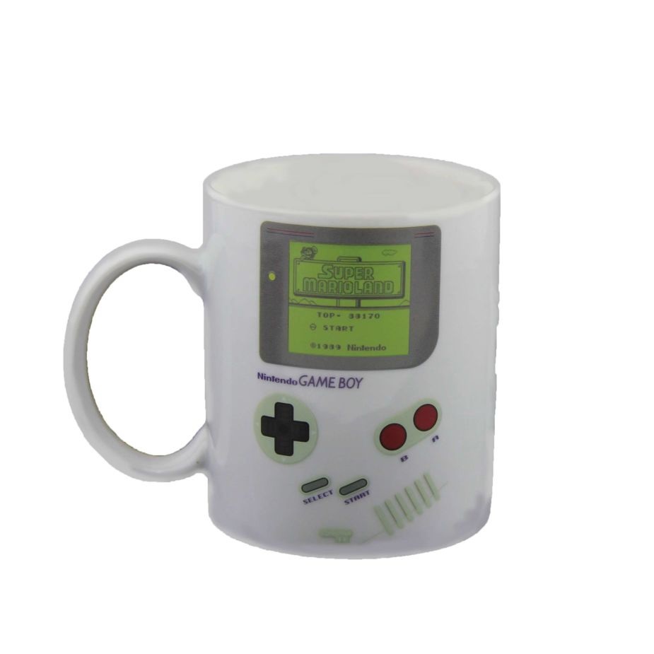 Paladone Tazza Termosensibile Gameboy Cambia Colore - 290ml, Regalo per Gamer, Ceramica Multicolore