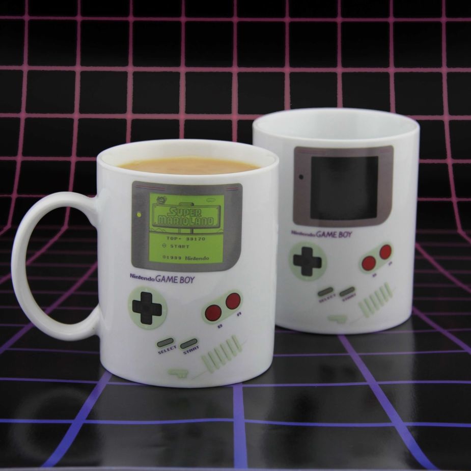 Paladone Tazza Termosensibile Gameboy Cambia Colore - 290ml, Regalo per Gamer, Ceramica Multicolore