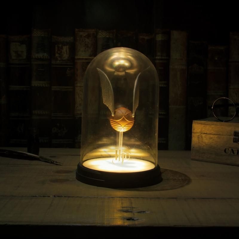 Paladone Lampada Boccino d'Oro 2.5 W - Lampada da Tavolo Harry Potter con Funzione Leggera al Tocco e Alimentazione USB