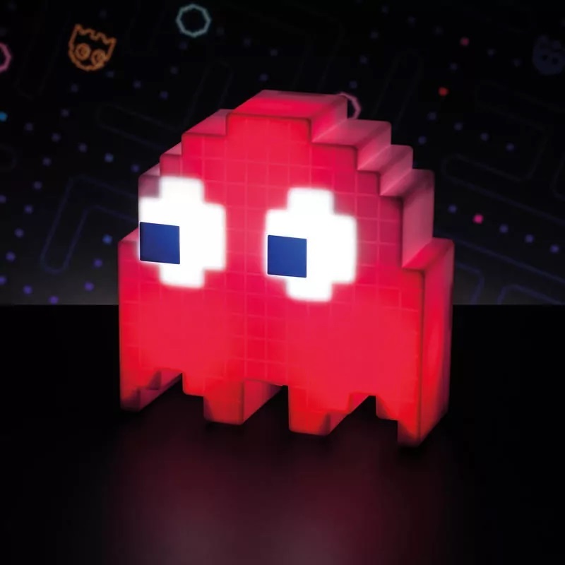Paladone PP4336PM Lampada Decorativa Pac-Man Ghost - 16 Colori, 3 Modalità di Accensione, Alimentata via USB