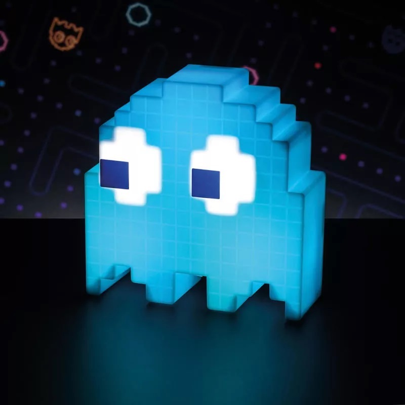 Paladone PP4336PM Lampada Decorativa Pac-Man Ghost - 16 Colori, 3 Modalità di Accensione, Alimentata via USB