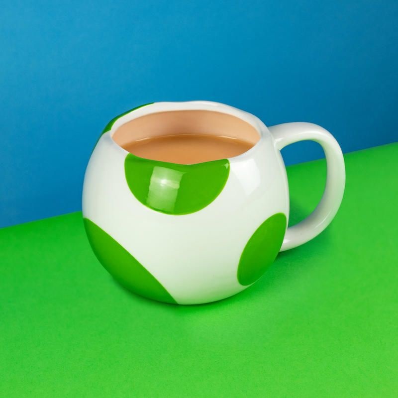 Paladone Tazza Super Mario Yoshi Egg in Ceramica - Grande Capacità, Regalo Perfetto per Fan Nintendo