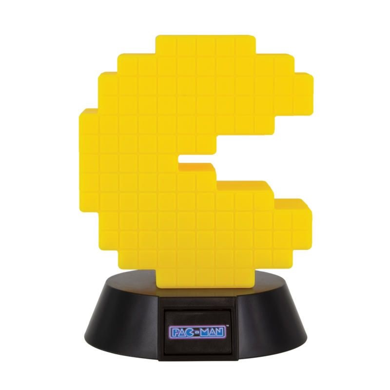 Paladone Mini Lampada Pac-Man 3D 10 cm Multicolore - Illuminazione Decorativa con Alimentazione USB o 3 Pile AAA