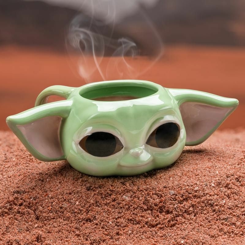Paladone Tazza Porcellana 3D The Mandalorian - The Child (Grogu/Baby Yoda) 300ml, Regalo per Fan di Star Wars