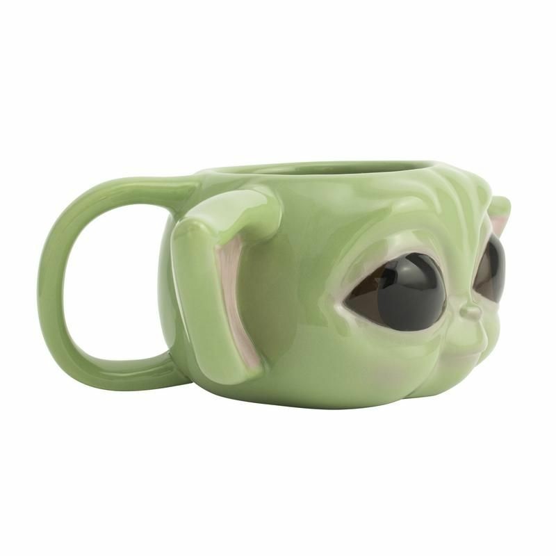 Paladone Tazza Porcellana 3D The Mandalorian - The Child (Grogu/Baby Yoda) 300ml, Regalo per Fan di Star Wars