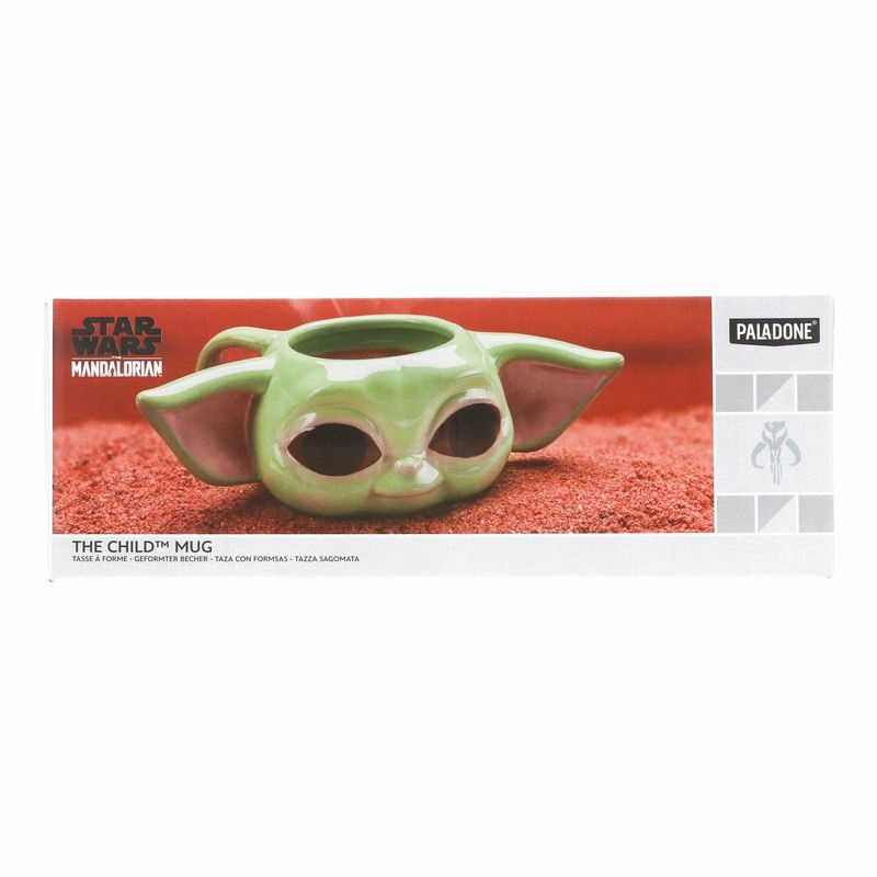 Paladone Tazza Porcellana 3D The Mandalorian - The Child (Grogu/Baby Yoda) 300ml, Regalo per Fan di Star Wars
