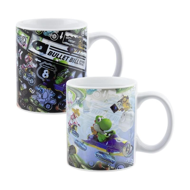 Paladone Tazza Super Mario Kart Termosensibile 300 ml in Ceramica