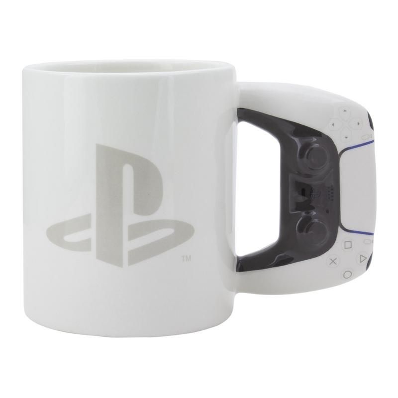 Paladone Tazza PlayStation 3D a Forma di Controller PS5 in Ceramica, 480ml