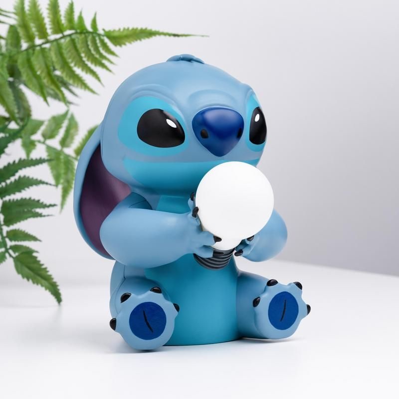 Paladone PP9652LS Lampada Luce Notturna Stitch di Lilo & Stitch - Decorazione per Tavolo da Letto, Alimentata a Batterie AAA