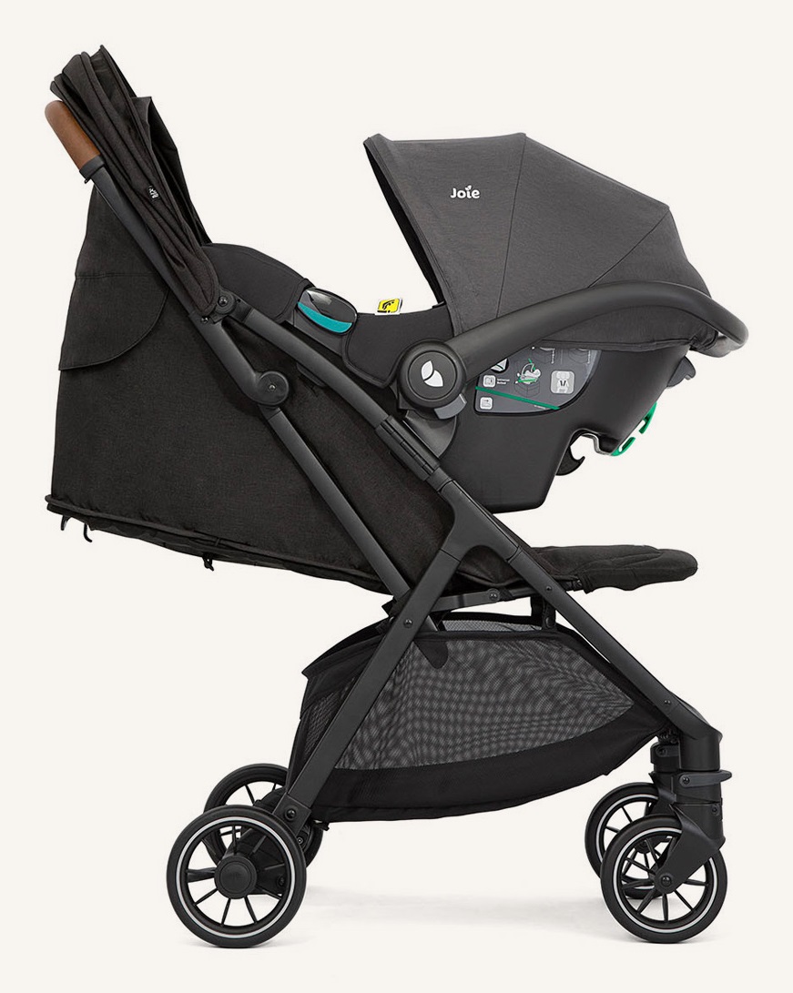 Joie Passeggino Pact Pro Ultra Leggero e Compatto - Utilizzabile dalla Nascita fino a 22 kg, con Parapioggia e Borsa per il Trasporto