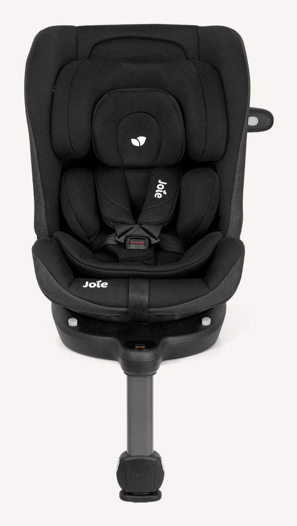Joie Seggiolino Auto i-Pivot Grow 360° - Nero/Shale, per Bambini da 0 a 10 Anni (0-36 kg, 40-135 cm)