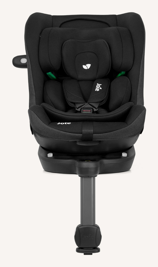Joie Seggiolino Auto i-Pivot Grow 360° - Nero/Shale, per Bambini da 0 a 10 Anni (0-36 kg, 40-135 cm)