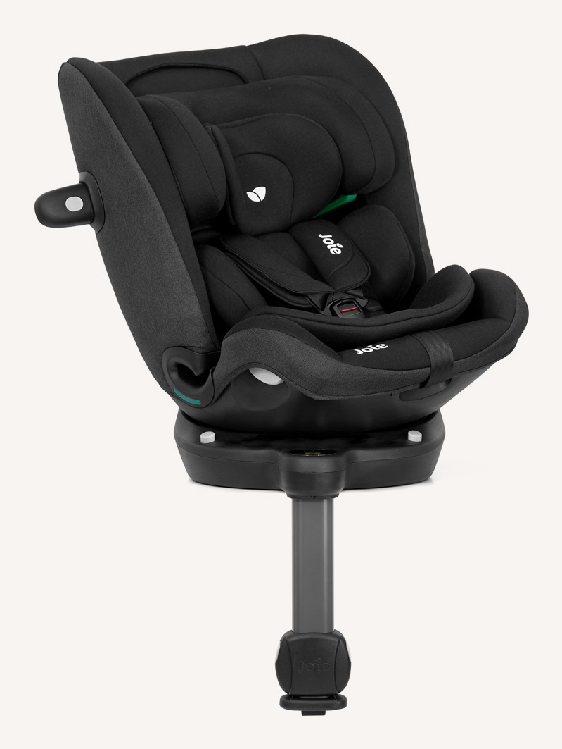 Joie Seggiolino Auto i-Pivot Grow 360° - Nero/Shale, per Bambini da 0 a 10 Anni (0-36 kg, 40-135 cm)